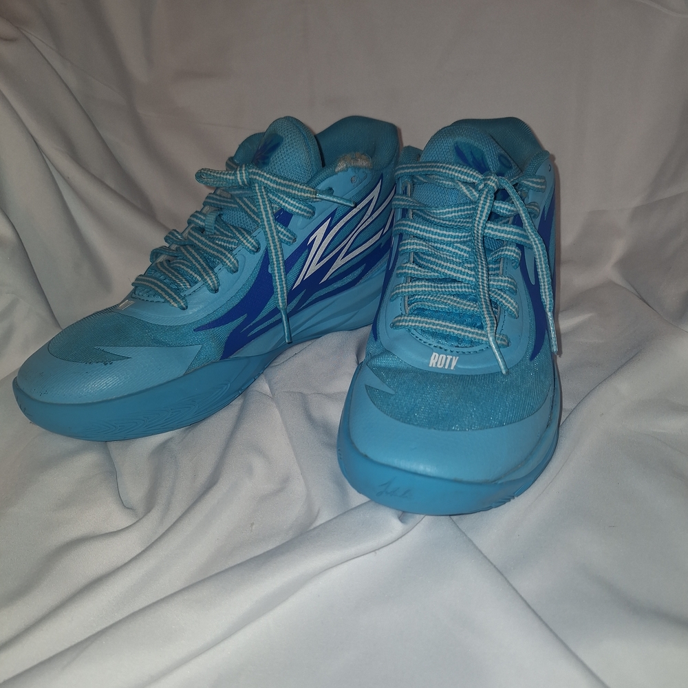 Puma Light Blue Athletic Sneakers